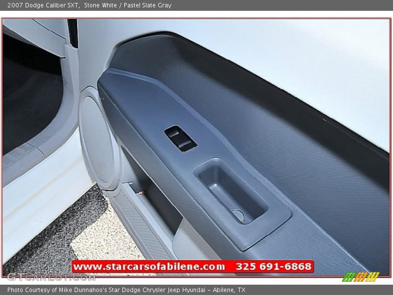 Stone White / Pastel Slate Gray 2007 Dodge Caliber SXT