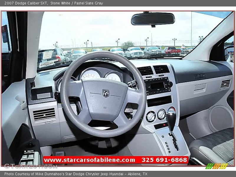 Stone White / Pastel Slate Gray 2007 Dodge Caliber SXT