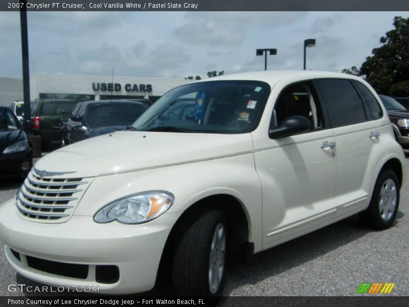 Cool Vanilla White / Pastel Slate Gray 2007 Chrysler PT Cruiser