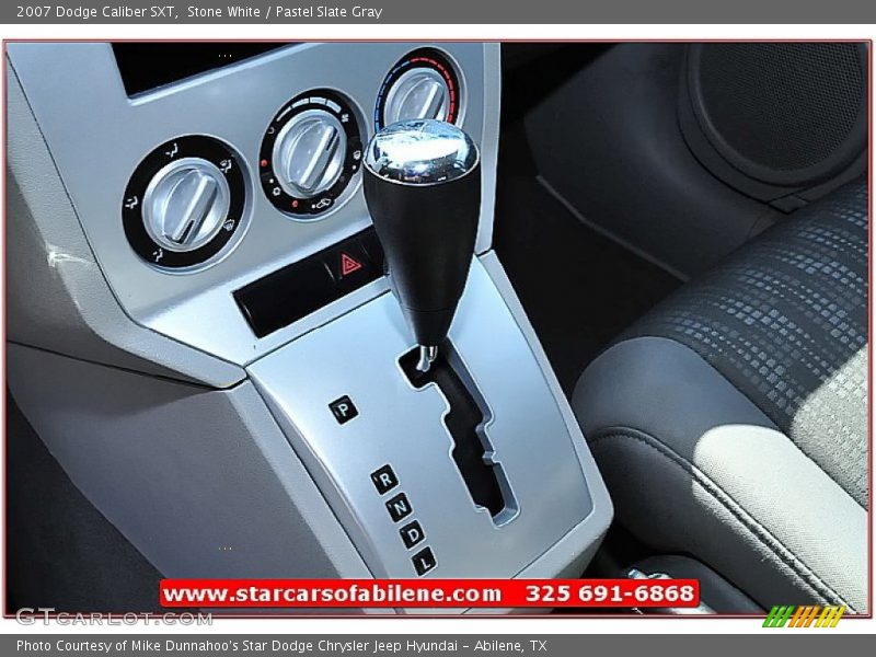 Stone White / Pastel Slate Gray 2007 Dodge Caliber SXT
