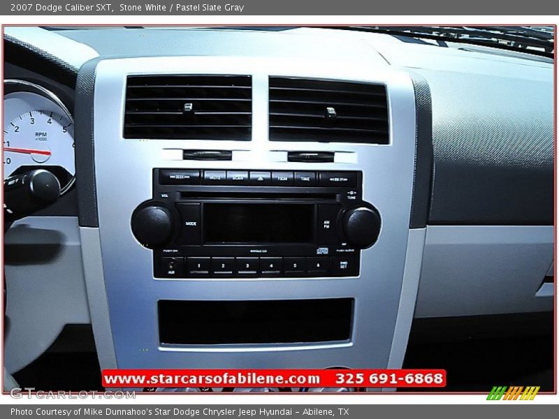 Stone White / Pastel Slate Gray 2007 Dodge Caliber SXT