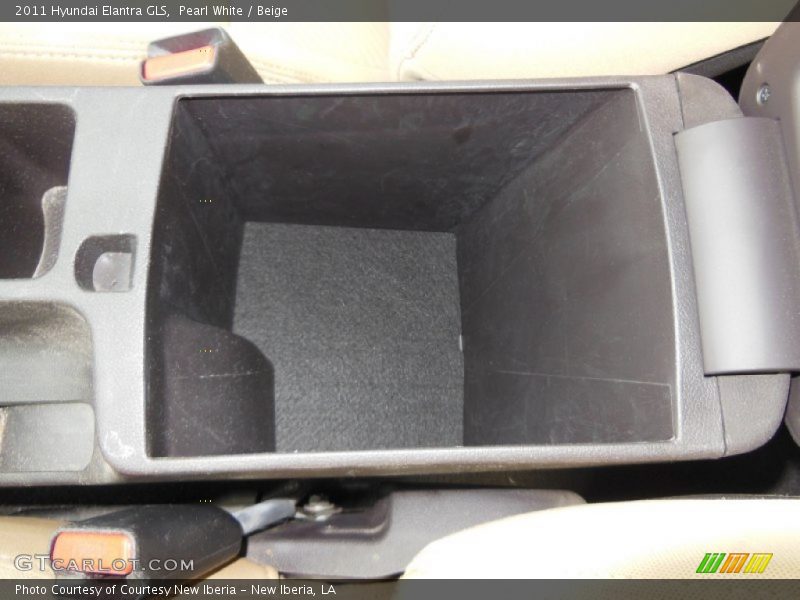Pearl White / Beige 2011 Hyundai Elantra GLS