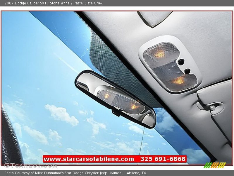Stone White / Pastel Slate Gray 2007 Dodge Caliber SXT
