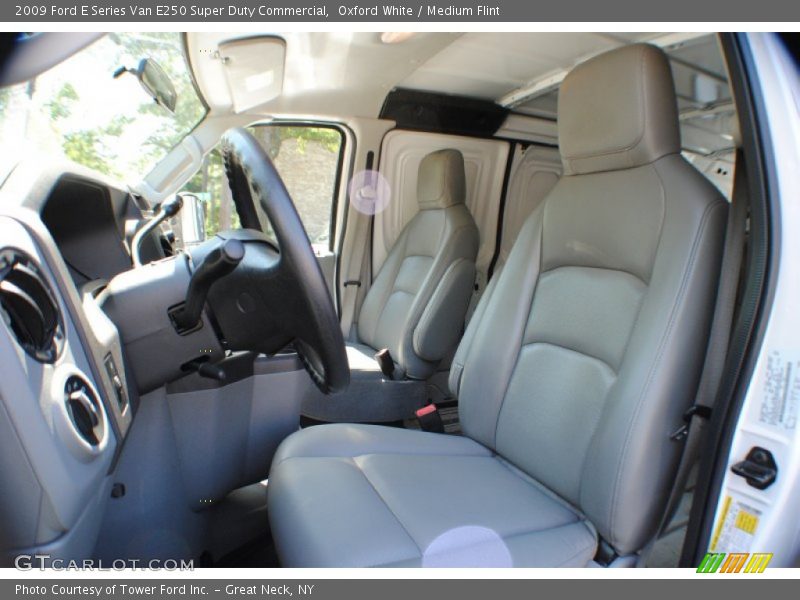 Oxford White / Medium Flint 2009 Ford E Series Van E250 Super Duty Commercial