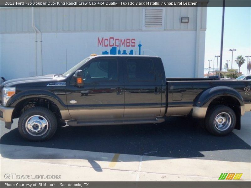 Tuxedo Black Metallic / Chaparral Leather 2012 Ford F350 Super Duty King Ranch Crew Cab 4x4 Dually