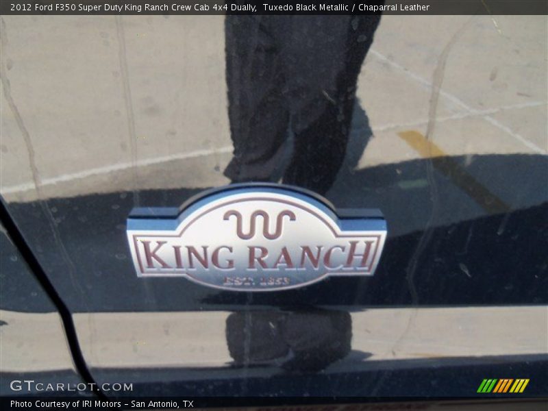 Tuxedo Black Metallic / Chaparral Leather 2012 Ford F350 Super Duty King Ranch Crew Cab 4x4 Dually