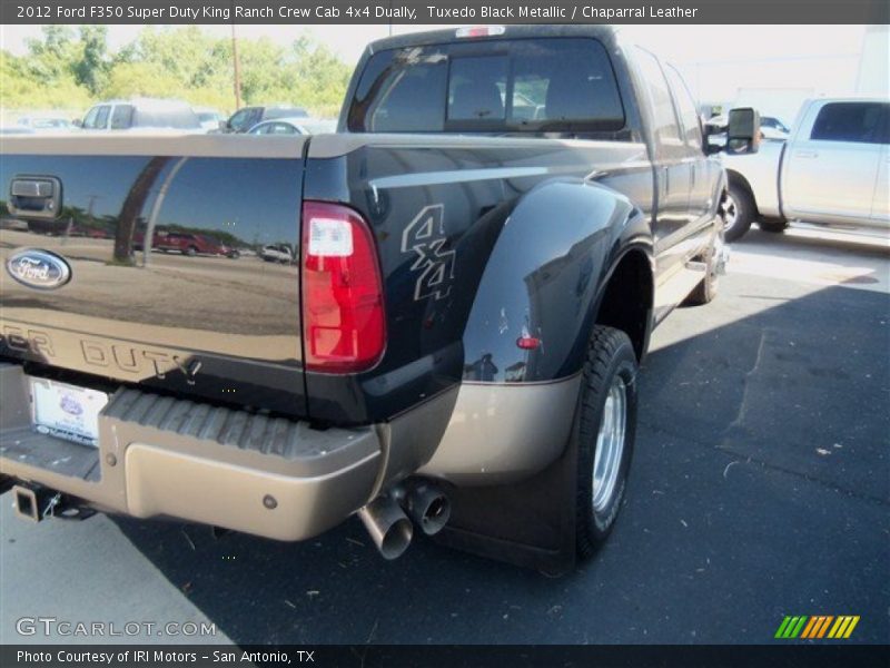 Tuxedo Black Metallic / Chaparral Leather 2012 Ford F350 Super Duty King Ranch Crew Cab 4x4 Dually