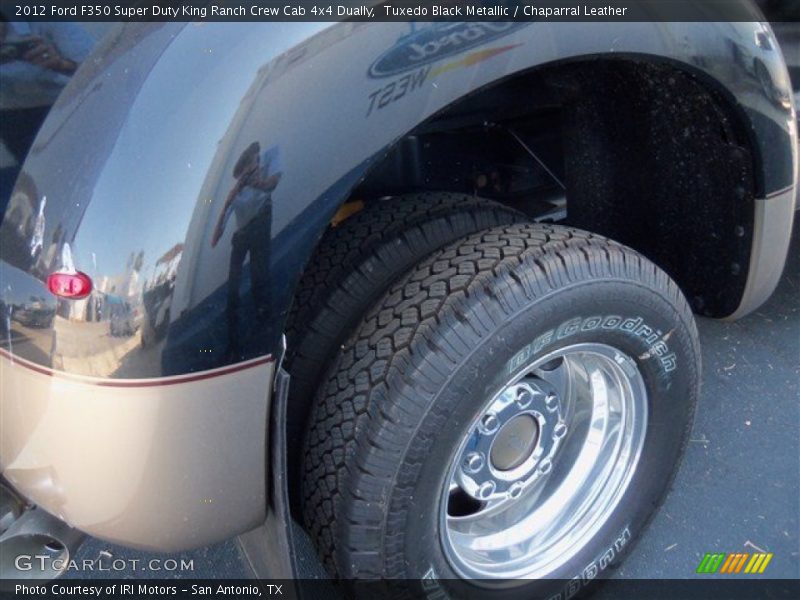Tuxedo Black Metallic / Chaparral Leather 2012 Ford F350 Super Duty King Ranch Crew Cab 4x4 Dually