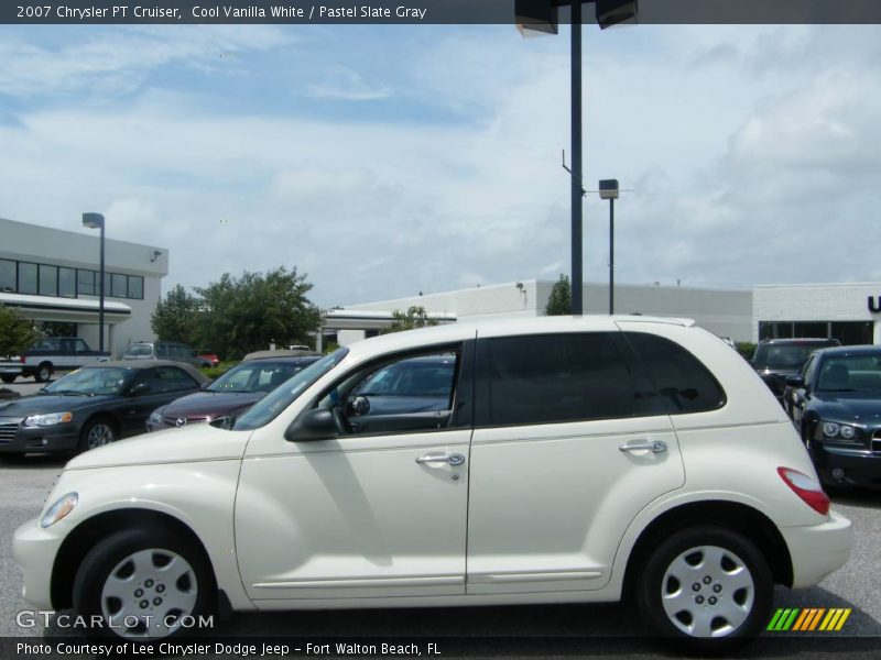 Cool Vanilla White / Pastel Slate Gray 2007 Chrysler PT Cruiser