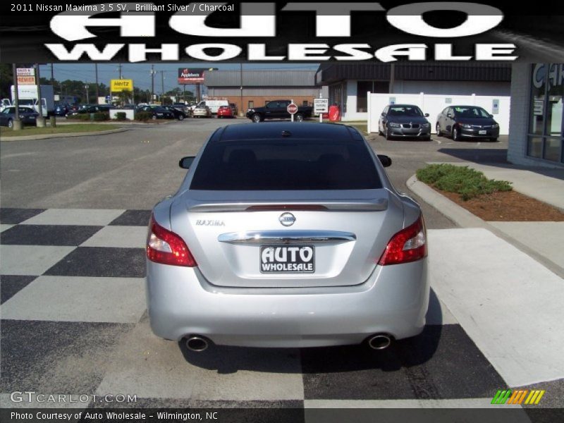 Brilliant Silver / Charcoal 2011 Nissan Maxima 3.5 SV