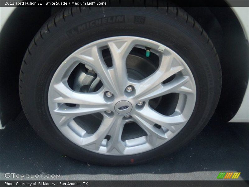 White Suede / Medium Light Stone 2012 Ford Fusion SE