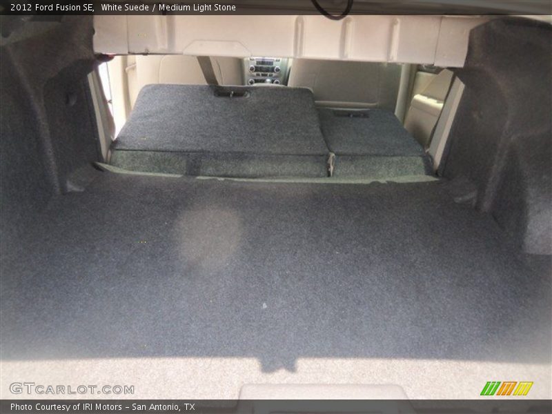 White Suede / Medium Light Stone 2012 Ford Fusion SE