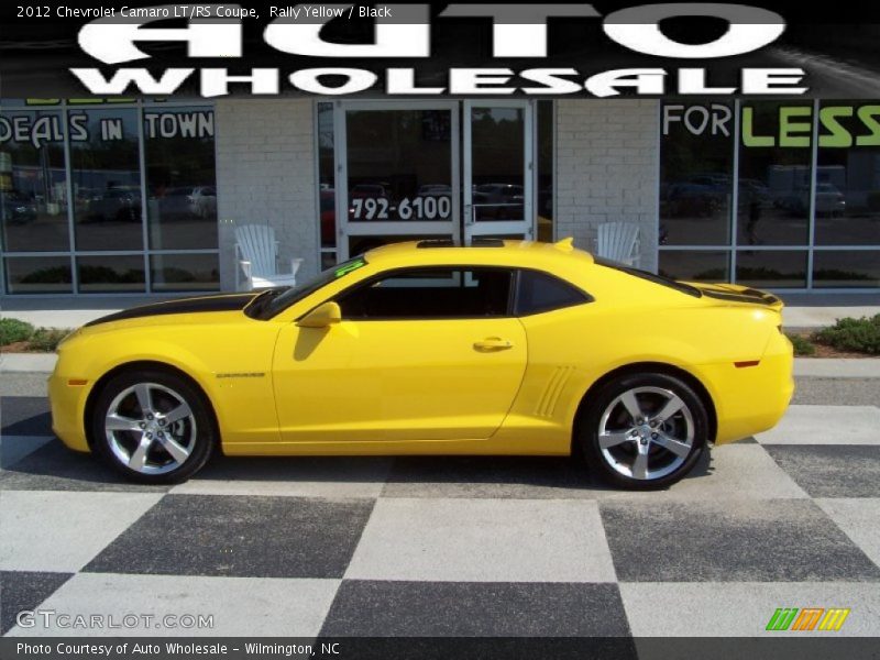 Rally Yellow / Black 2012 Chevrolet Camaro LT/RS Coupe