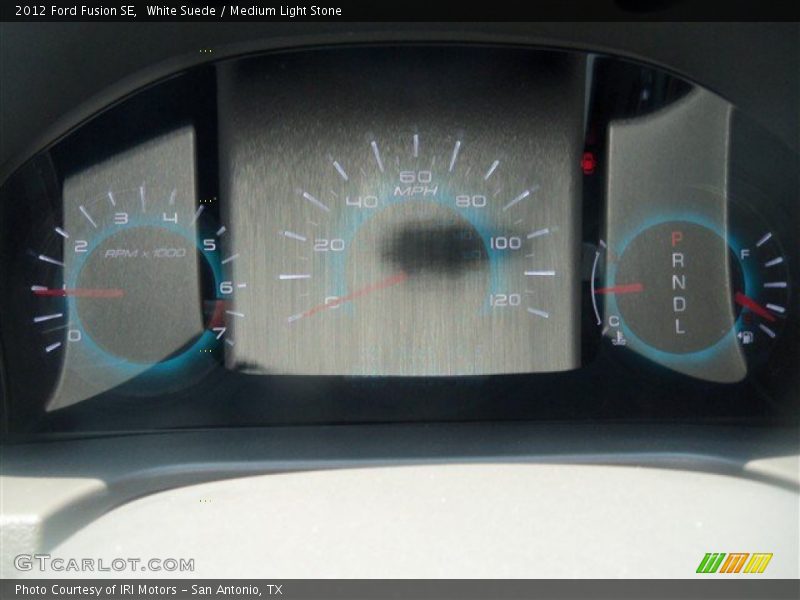White Suede / Medium Light Stone 2012 Ford Fusion SE