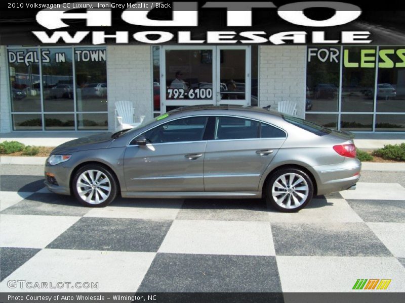 Iron Grey Metallic / Black 2010 Volkswagen CC Luxury