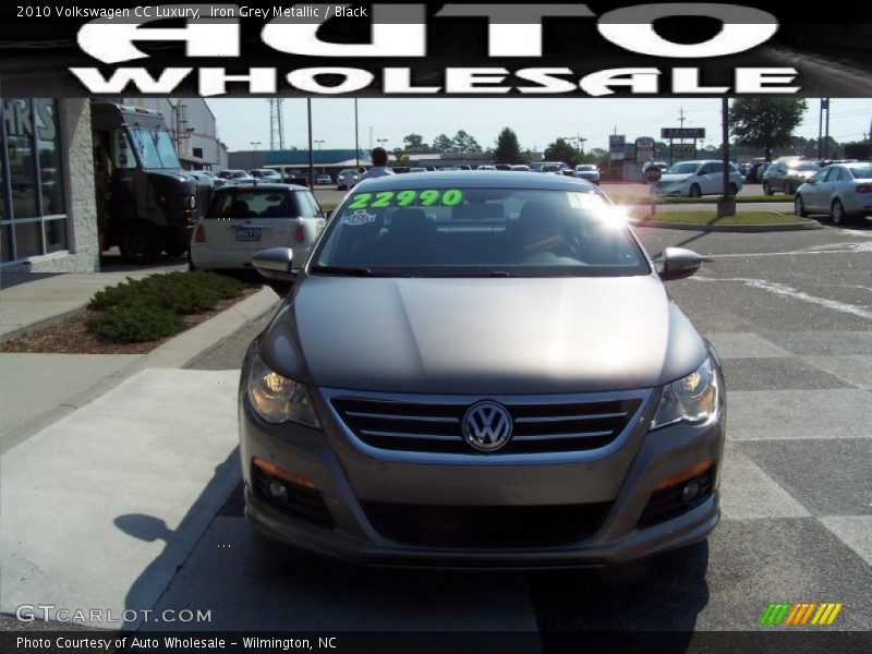 Iron Grey Metallic / Black 2010 Volkswagen CC Luxury
