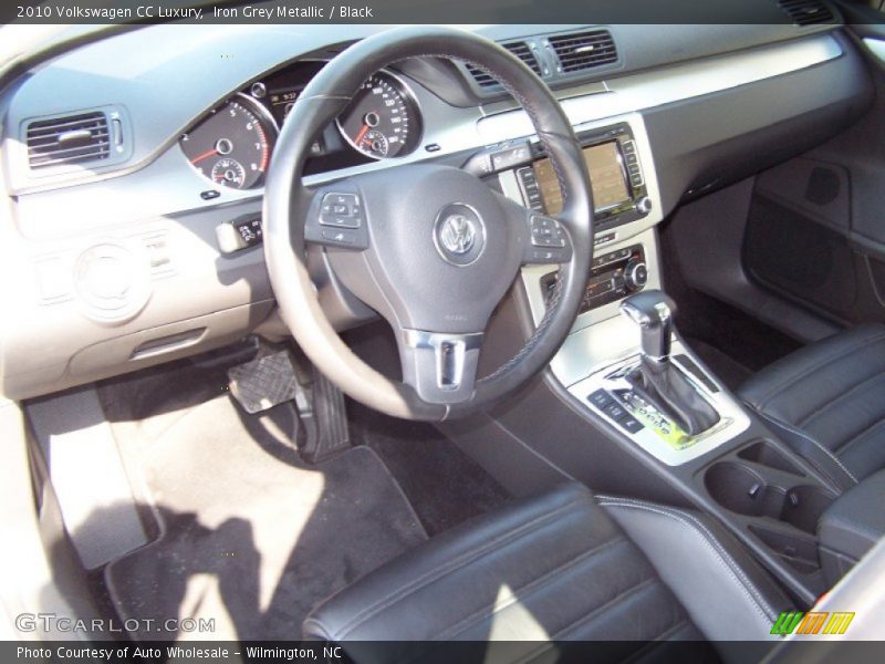 Iron Grey Metallic / Black 2010 Volkswagen CC Luxury