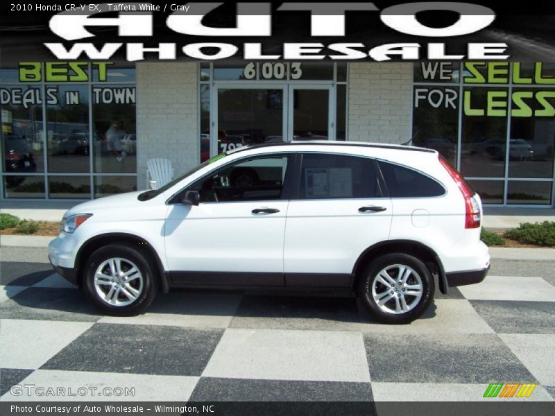 Taffeta White / Gray 2010 Honda CR-V EX
