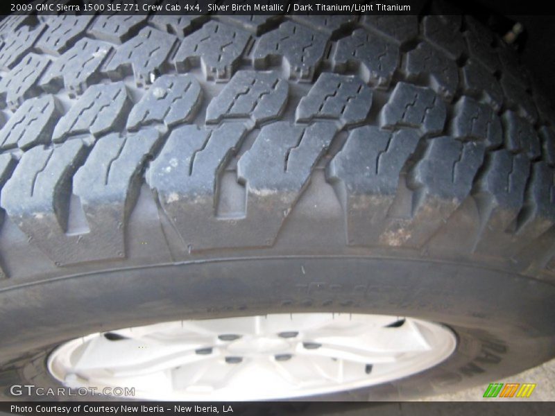 Silver Birch Metallic / Dark Titanium/Light Titanium 2009 GMC Sierra 1500 SLE Z71 Crew Cab 4x4
