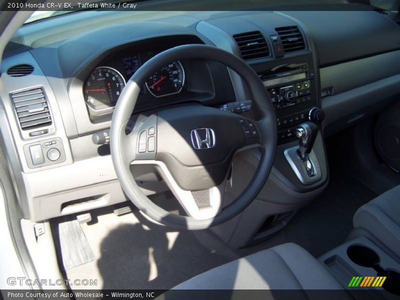 Taffeta White / Gray 2010 Honda CR-V EX