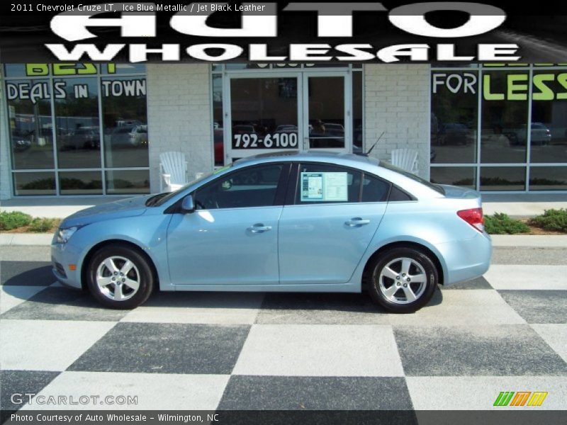 Ice Blue Metallic / Jet Black Leather 2011 Chevrolet Cruze LT