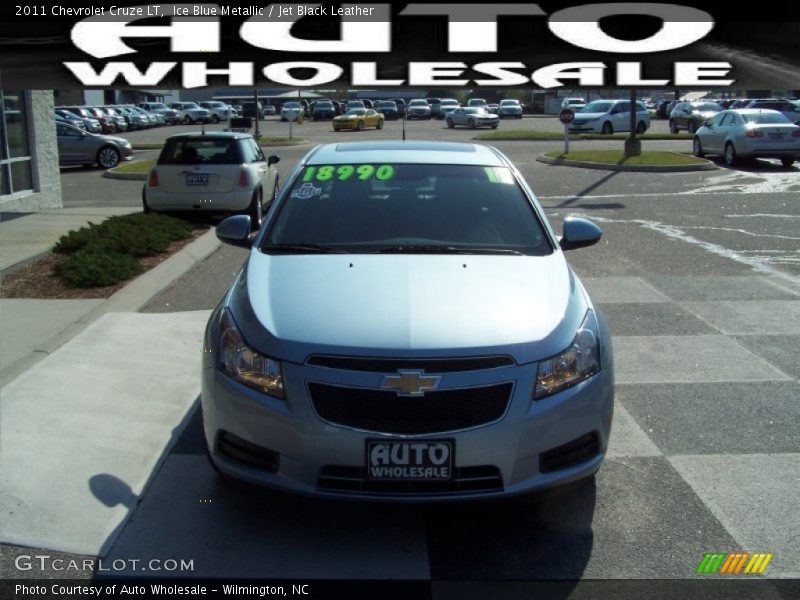 Ice Blue Metallic / Jet Black Leather 2011 Chevrolet Cruze LT