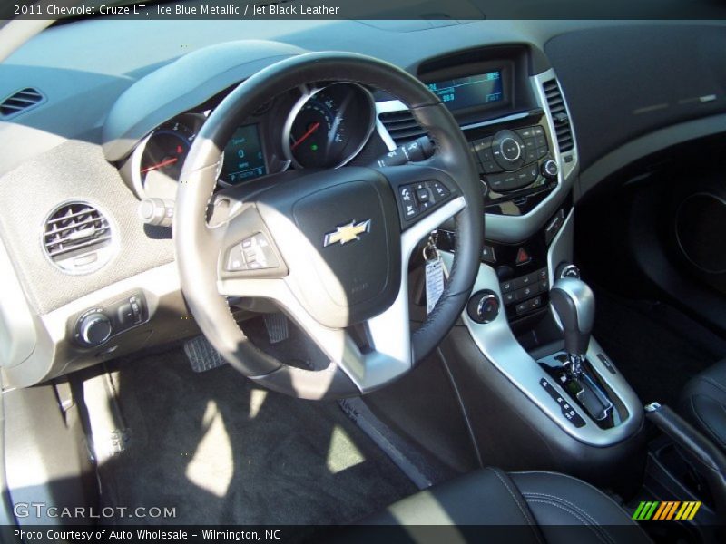Ice Blue Metallic / Jet Black Leather 2011 Chevrolet Cruze LT