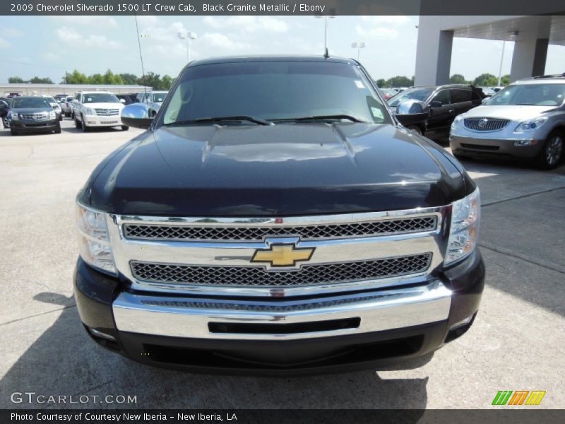 Black Granite Metallic / Ebony 2009 Chevrolet Silverado 1500 LT Crew Cab