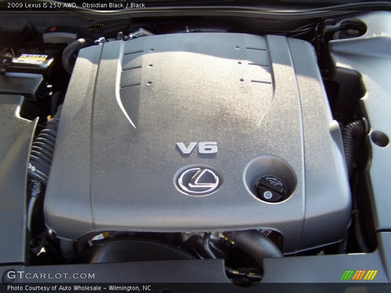 Obsidian Black / Black 2009 Lexus IS 250 AWD