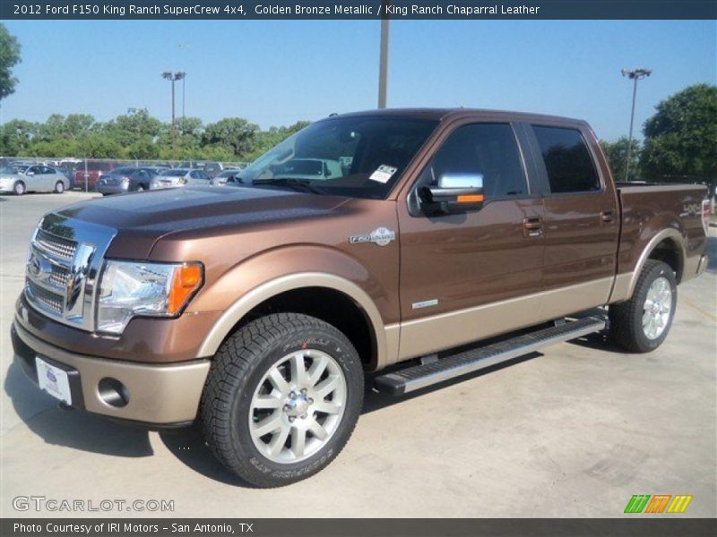 Golden Bronze Metallic / King Ranch Chaparral Leather 2012 Ford F150 King Ranch SuperCrew 4x4