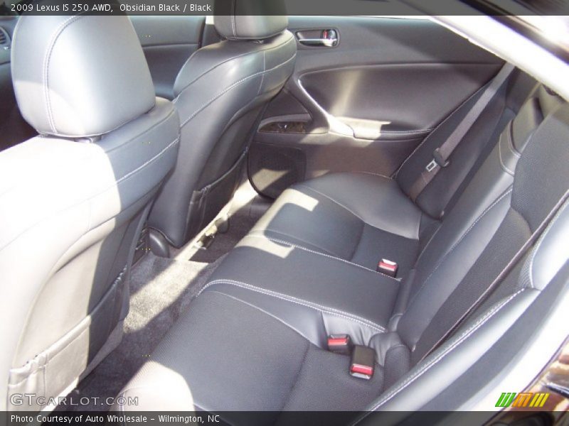 Obsidian Black / Black 2009 Lexus IS 250 AWD