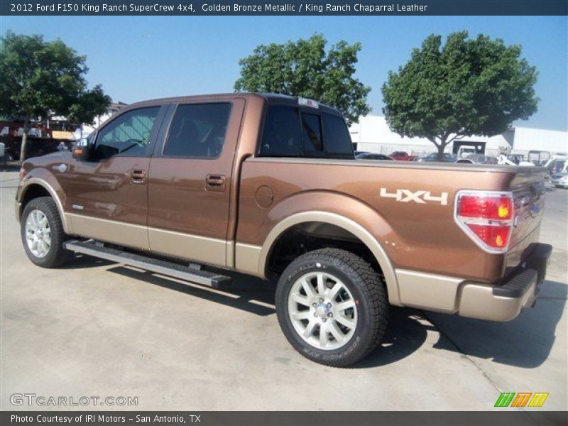Golden Bronze Metallic / King Ranch Chaparral Leather 2012 Ford F150 King Ranch SuperCrew 4x4