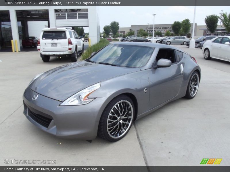 Platinum Graphite / Black Leather 2009 Nissan 370Z Touring Coupe