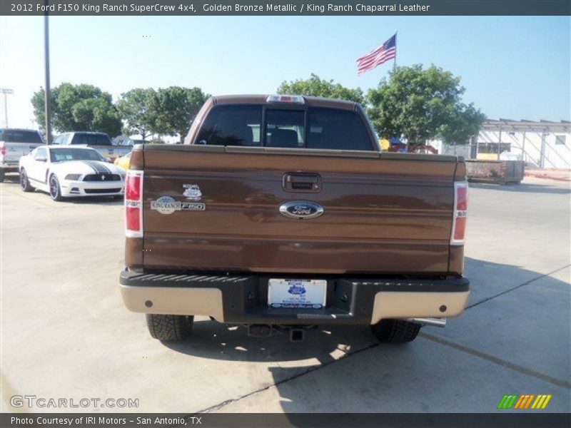 Golden Bronze Metallic / King Ranch Chaparral Leather 2012 Ford F150 King Ranch SuperCrew 4x4