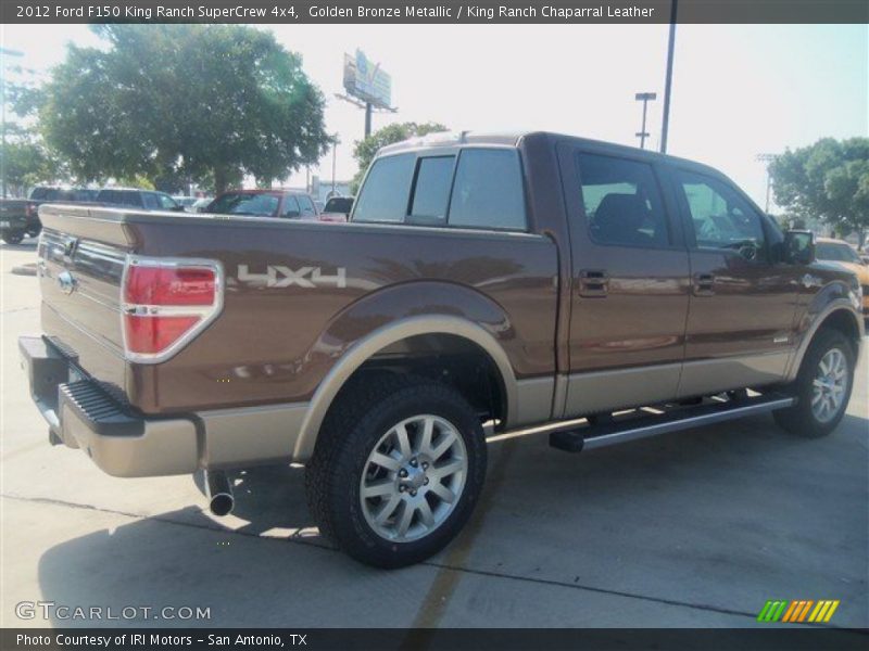 Golden Bronze Metallic / King Ranch Chaparral Leather 2012 Ford F150 King Ranch SuperCrew 4x4