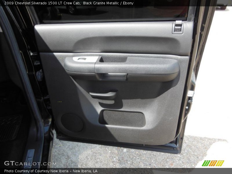 Black Granite Metallic / Ebony 2009 Chevrolet Silverado 1500 LT Crew Cab