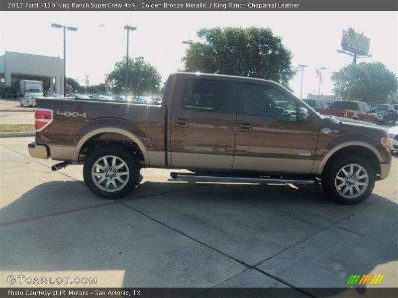 Golden Bronze Metallic / King Ranch Chaparral Leather 2012 Ford F150 King Ranch SuperCrew 4x4