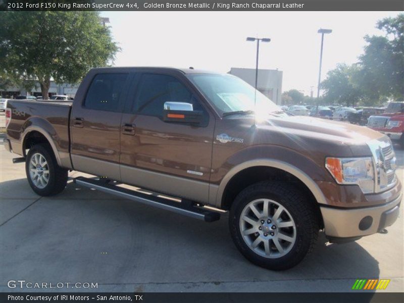 Golden Bronze Metallic / King Ranch Chaparral Leather 2012 Ford F150 King Ranch SuperCrew 4x4