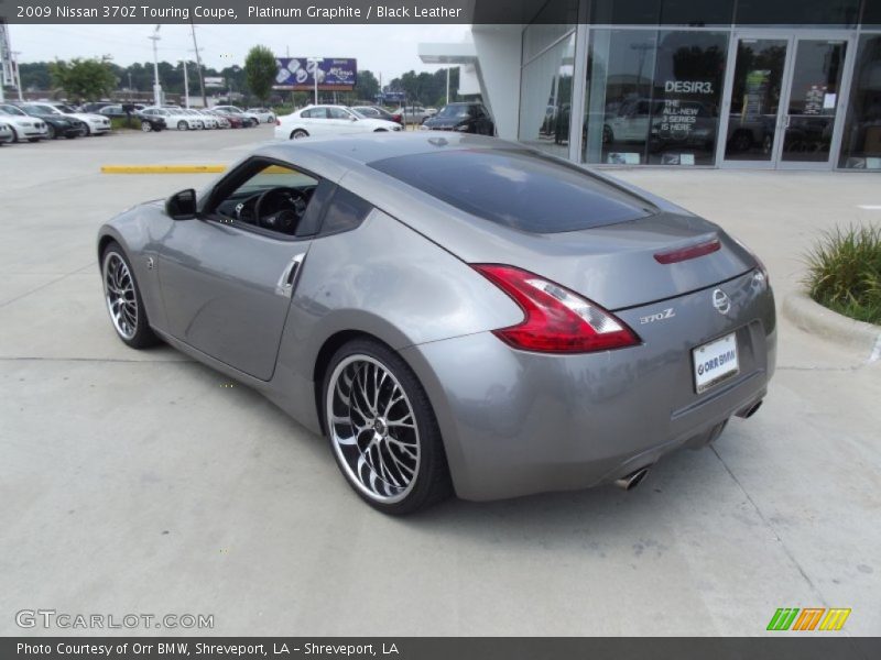Platinum Graphite / Black Leather 2009 Nissan 370Z Touring Coupe