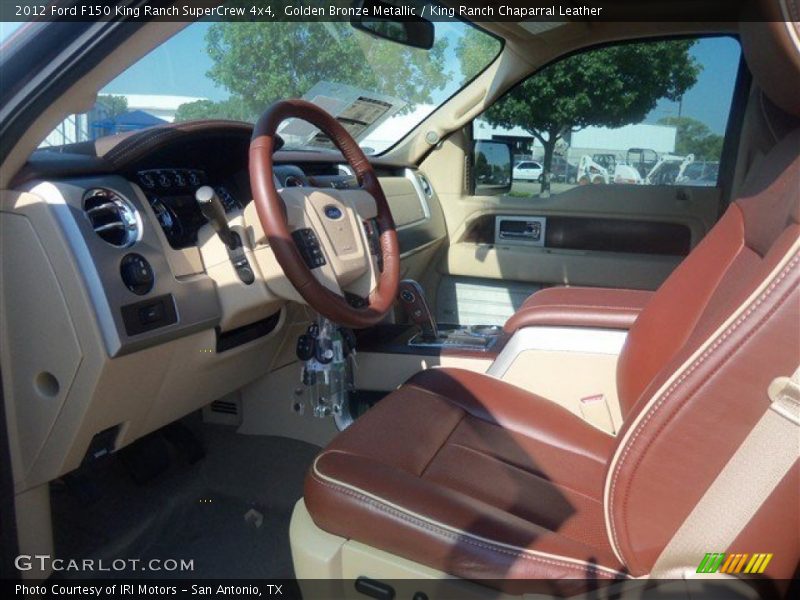 Golden Bronze Metallic / King Ranch Chaparral Leather 2012 Ford F150 King Ranch SuperCrew 4x4