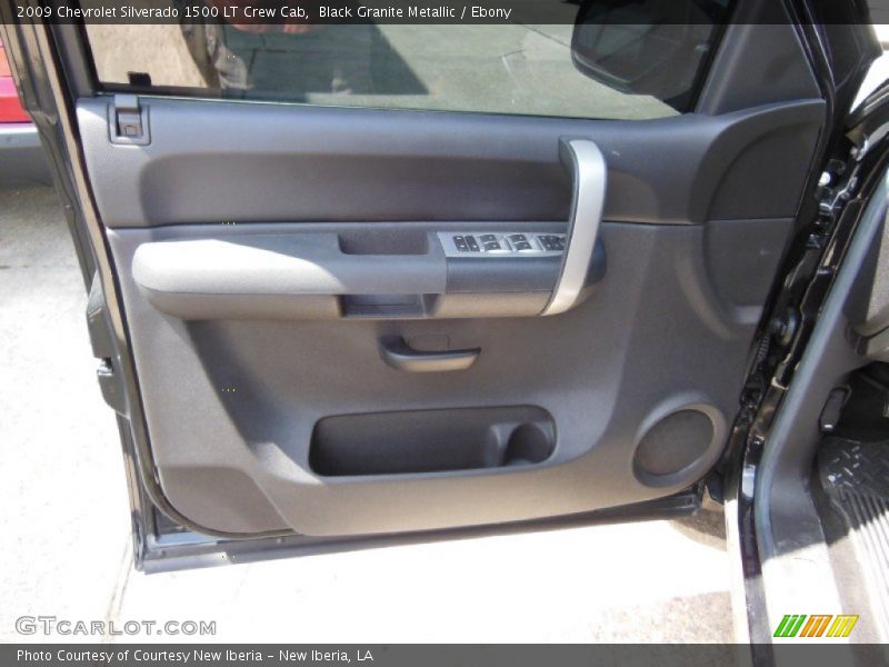 Black Granite Metallic / Ebony 2009 Chevrolet Silverado 1500 LT Crew Cab