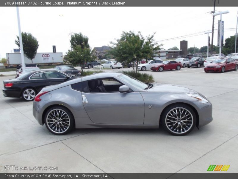 Platinum Graphite / Black Leather 2009 Nissan 370Z Touring Coupe