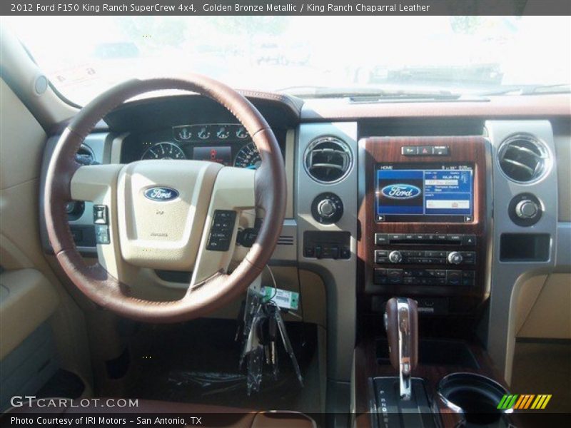 Golden Bronze Metallic / King Ranch Chaparral Leather 2012 Ford F150 King Ranch SuperCrew 4x4