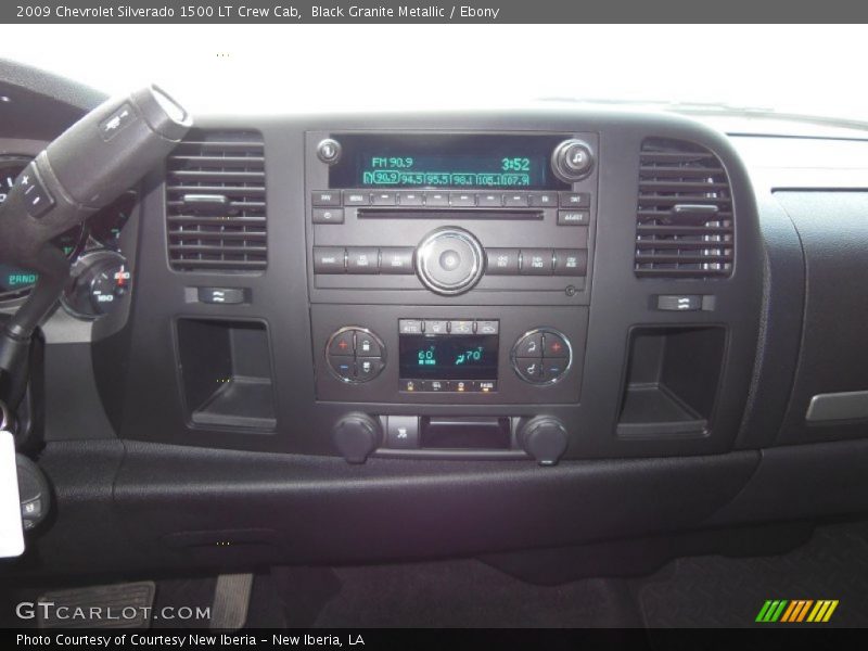 Black Granite Metallic / Ebony 2009 Chevrolet Silverado 1500 LT Crew Cab