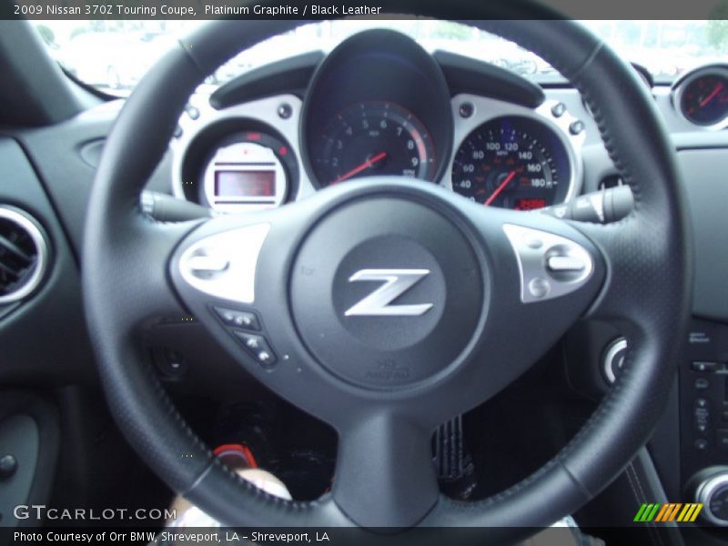 Platinum Graphite / Black Leather 2009 Nissan 370Z Touring Coupe