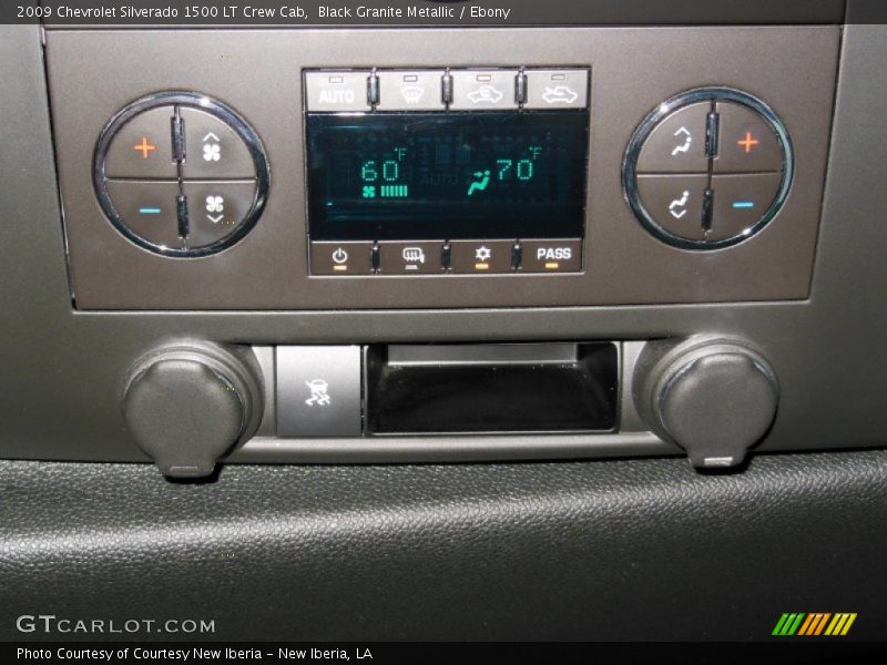 Black Granite Metallic / Ebony 2009 Chevrolet Silverado 1500 LT Crew Cab