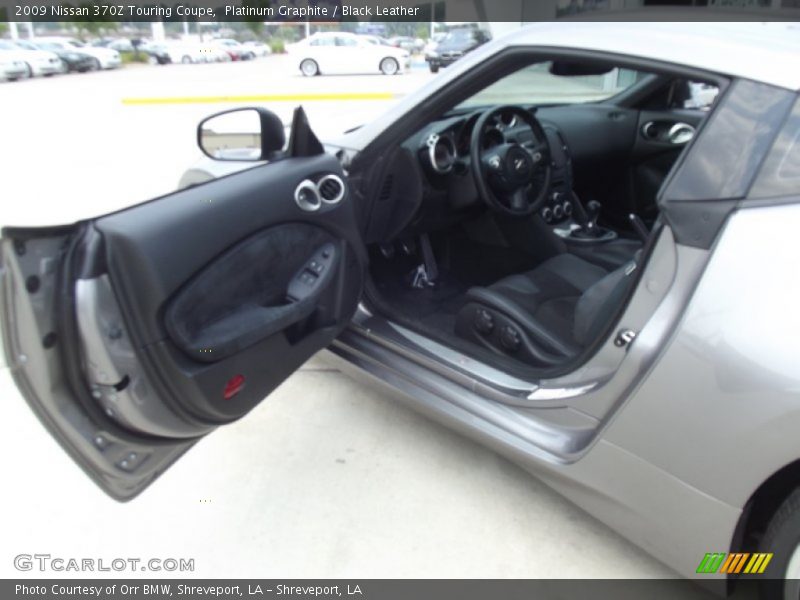 Platinum Graphite / Black Leather 2009 Nissan 370Z Touring Coupe