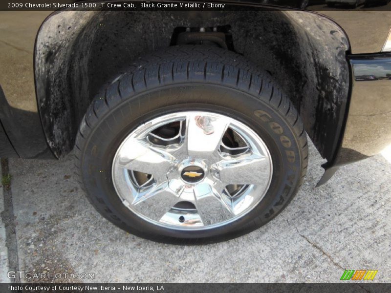 Black Granite Metallic / Ebony 2009 Chevrolet Silverado 1500 LT Crew Cab