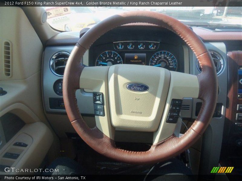 Golden Bronze Metallic / King Ranch Chaparral Leather 2012 Ford F150 King Ranch SuperCrew 4x4