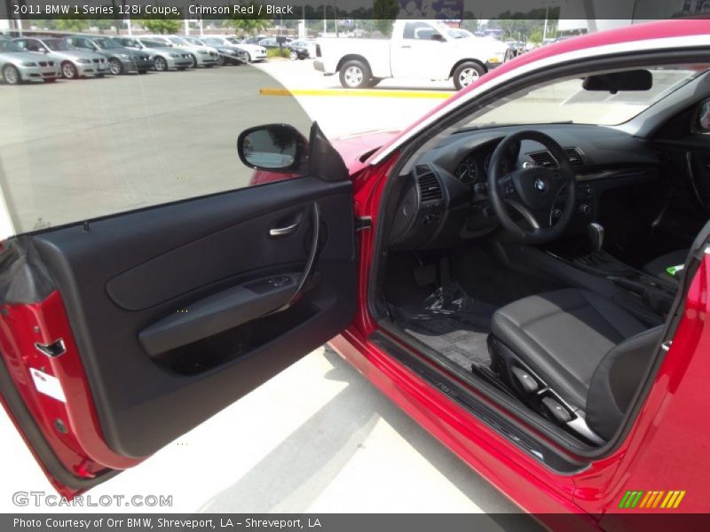 Crimson Red / Black 2011 BMW 1 Series 128i Coupe